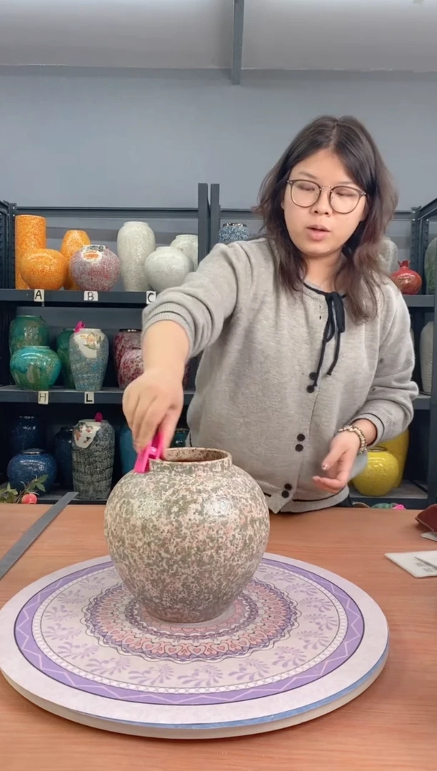 【闪购商品】瓶a521陶瓷花瓶 无花 瑕疵