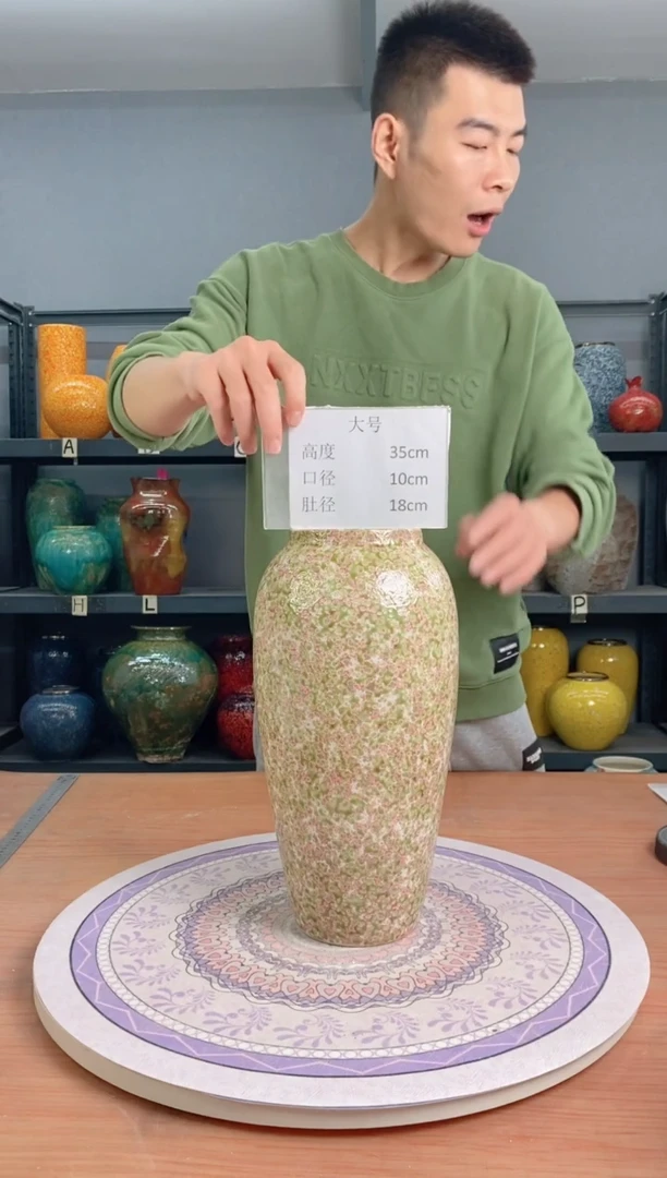 【闪购商品】瓶 陶瓷花瓶 无花 绿野仙踪大号