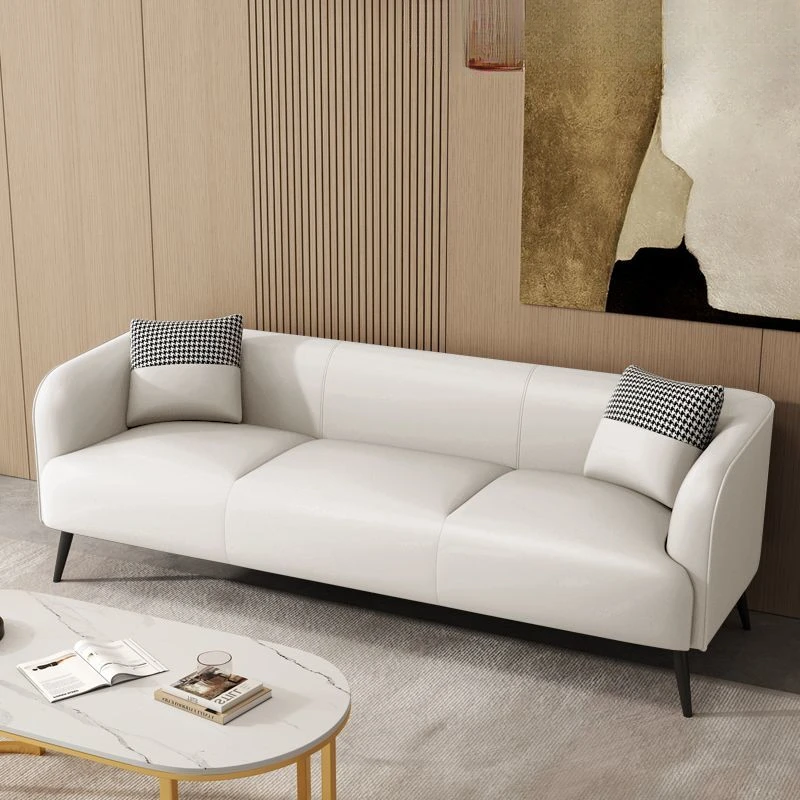 整装科技布艺沙发小户型北欧双人两三人客厅出租房公寓网红款简易