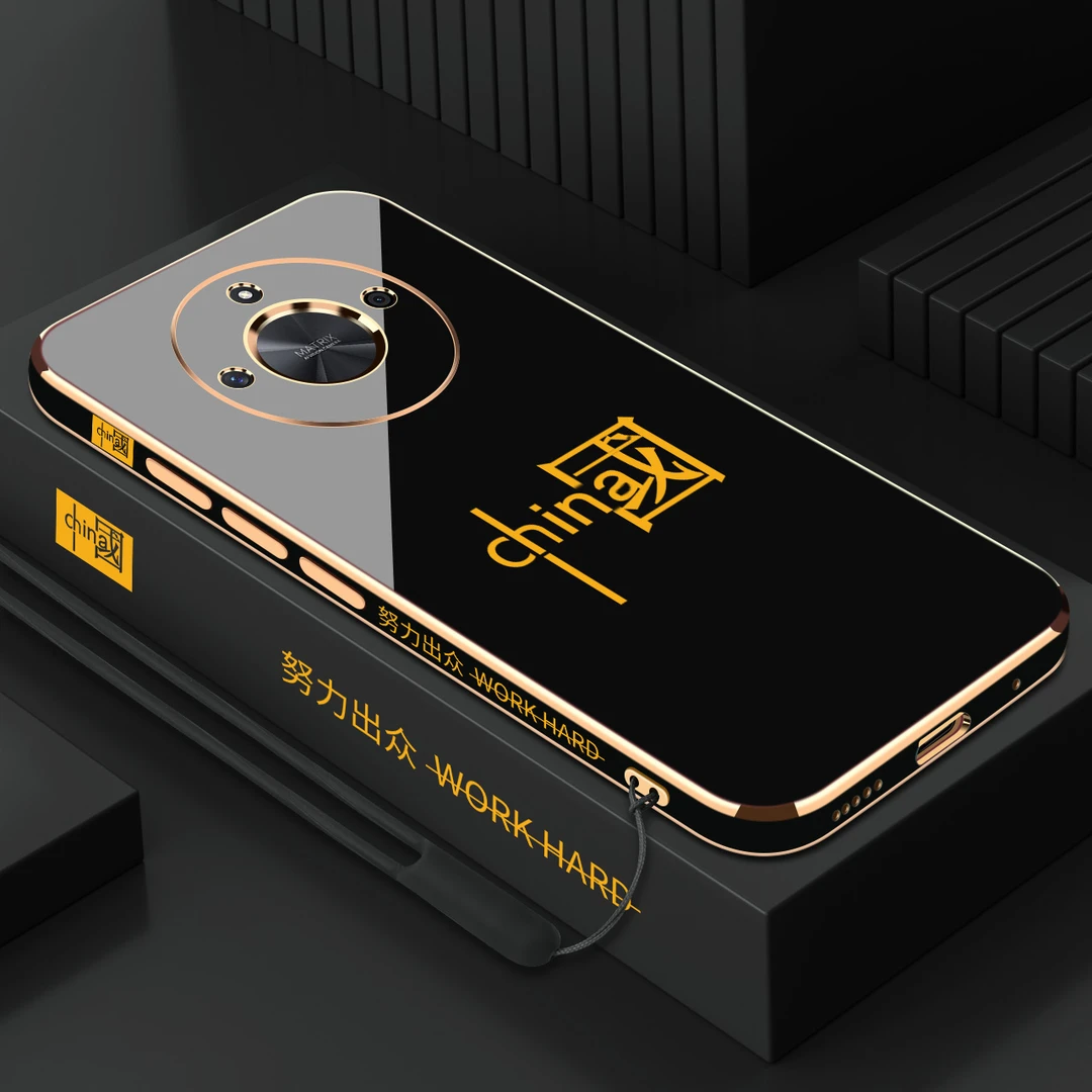 电镀适用华为荣耀x50中国新款手机壳硅胶全包防摔软壳镜头保护