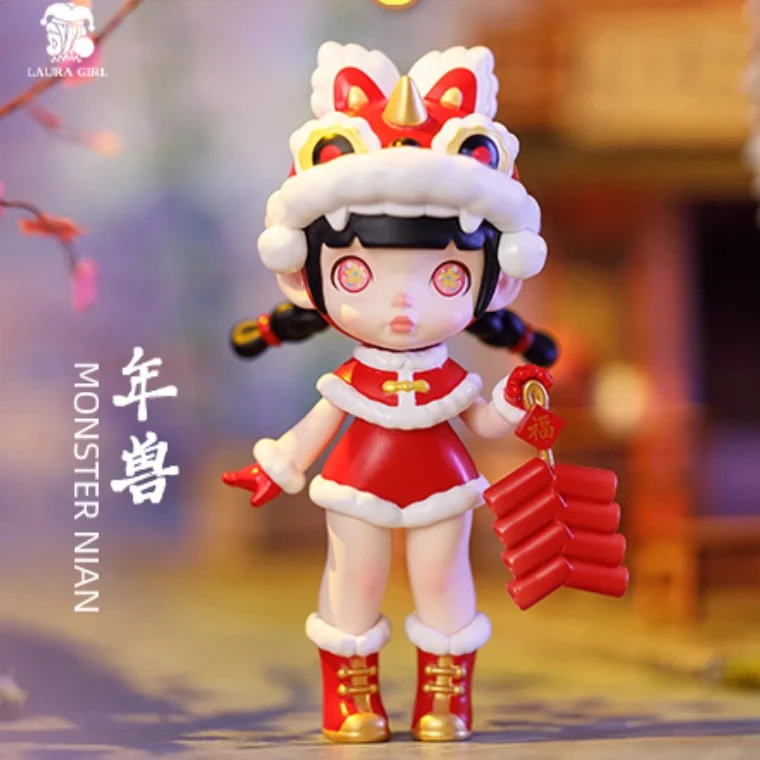 （拆盒拆袋）LAURA劳拉国风系列盲盒古风潮玩盲盒摆件