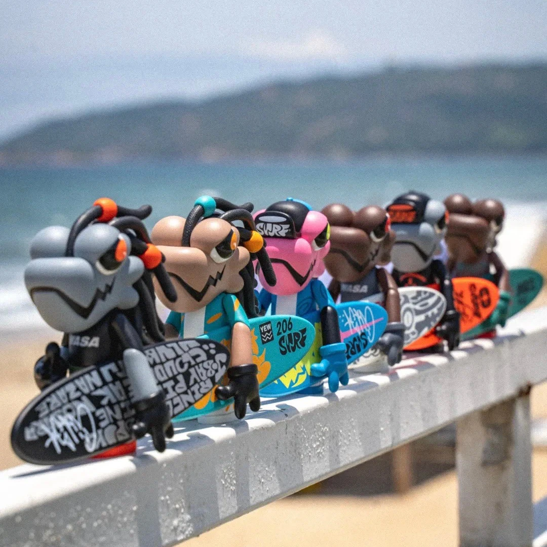 【恐龙妹潮玩】（拆盒拆袋）WASAboy100%Surf206 冲浪龙盲盒手办摆件