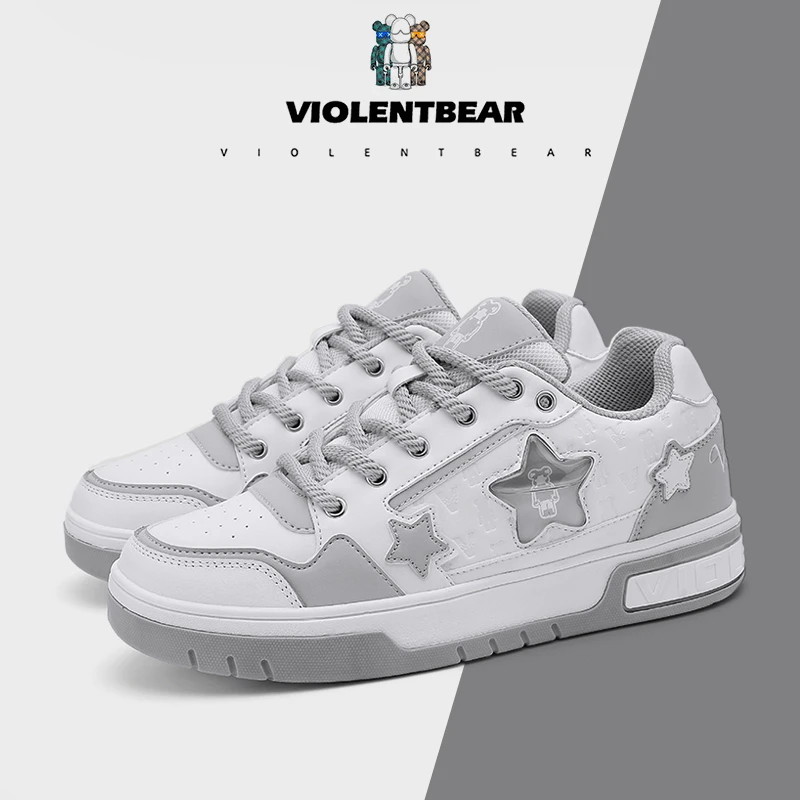 VIOLENTBEAR/暴力熊板鞋男女秋季新款运动休闲百搭潮流情侣款