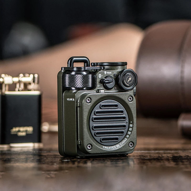 猫王音响MW-PVX野性mini户外复古低音炮蓝牙音响防水便携式