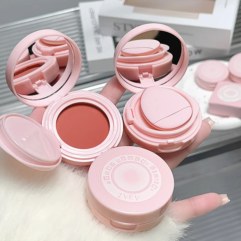 奶乖温柔~土豆泥气垫腮红膏膨胀高光修容自然清透提亮纯欲风胭脂