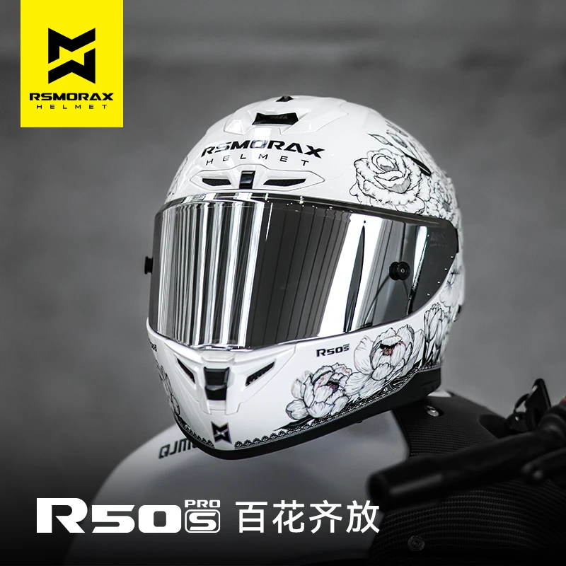 MOTORAX摩雷士大尾翼机车跑盔R50SPro摩托车安全驾驶全盔个性盔