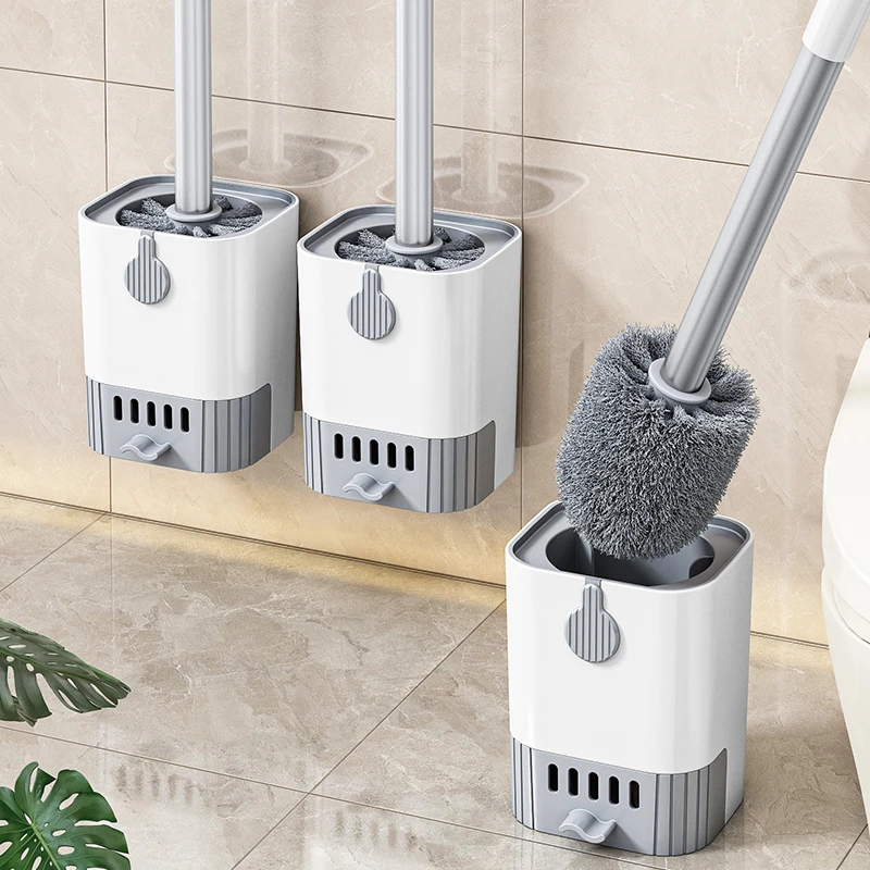 马桶刷家用无死角壁挂式厕所刷子厕所卫生间洗刷神器免打孔洁厕刷