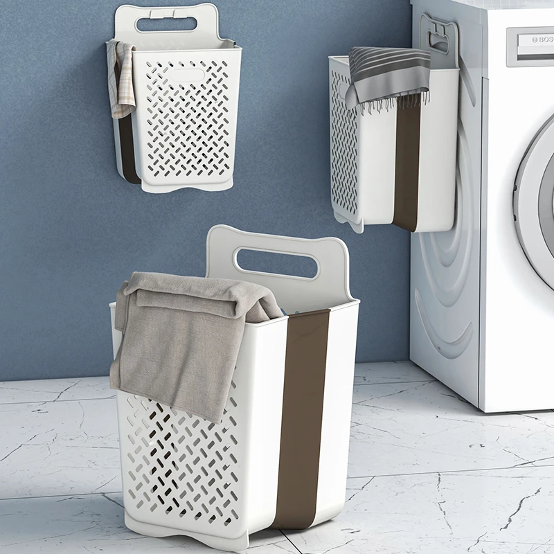 脏衣篓放脏衣服收纳家用壁挂洗衣篮子可折叠卫生间浴室脏衣篮