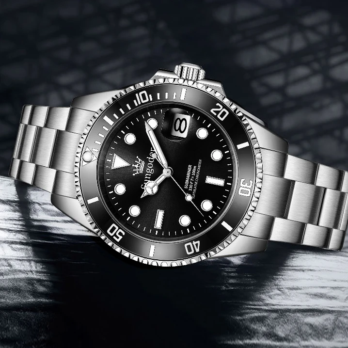 Sungoder【年华】奢华经典男士手表时尚商务自动机械腕表百搭气质