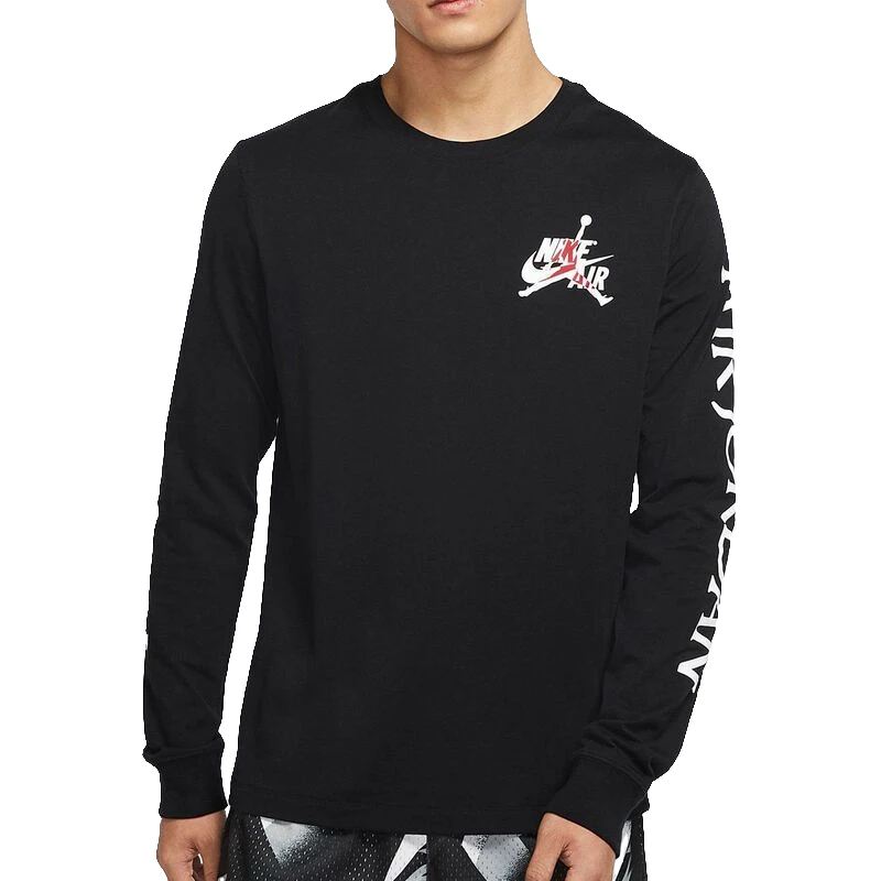 Nike耐克JORDAN男秋款圆领宽松休闲长袖T恤衫卫衣DN1447-010 Z