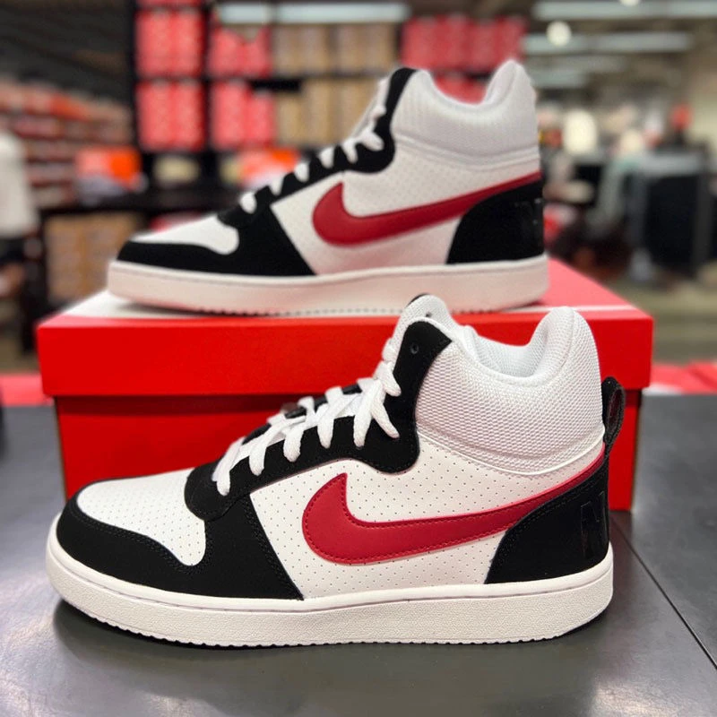NIKE耐克COURT BOROUGH中帮男子运动鞋板鞋透气缓震838938-104 Z