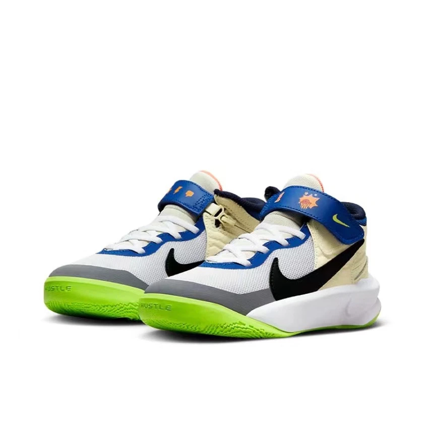 NIKE耐克TEAM HUSTLE D 10 FLYEASE (GS)大童篮球鞋FB1395-101 Z