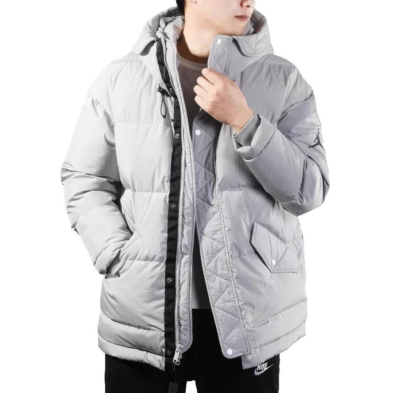 NIKE/耐克连帽羽绒服JORDAN运动休闲保暖男装外套BQ4171-059 D