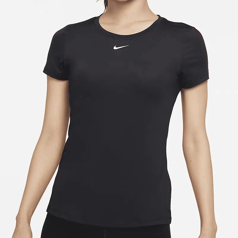 NIKE耐克短袖T恤训练运动速干透气圆领女装DD0627-010 D