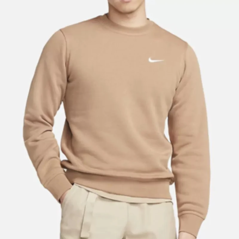 NIKE/耐克卫衣运动休闲加绒保暖圆领男装套头衫916609-258-589 D