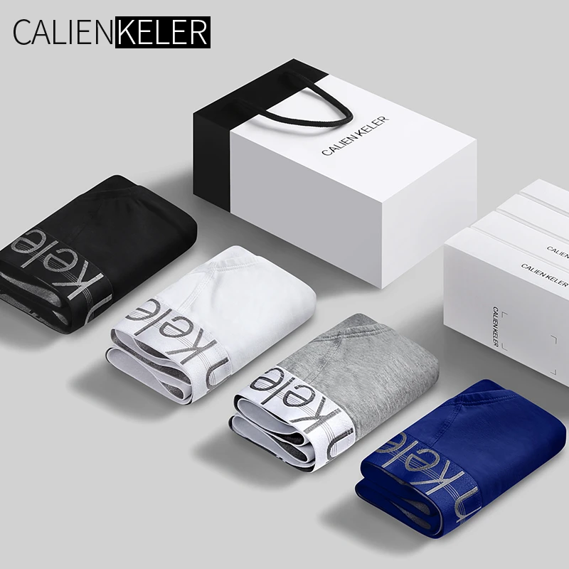 calienkeler男士内裤纯棉男三角裤透气U凸抗菌裆透气裤头大码潮流