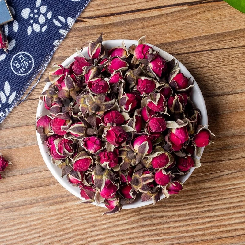 云南金边玫瑰花茶饱满干玫瑰花泡茶无硫精选玫瑰花茶散装玫瑰干花