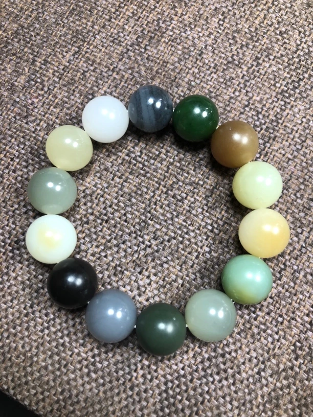 和田玉多宝手串卡16