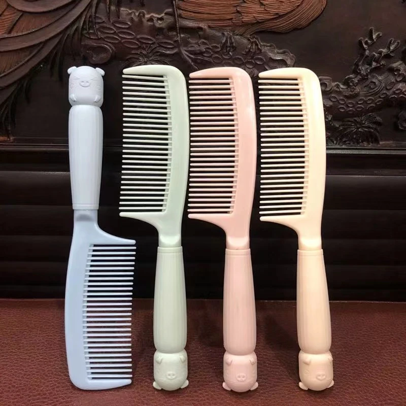 防静电卡通可爱梳子女卷发梳密齿梳儿童便携小密梳细齿梳子网红款