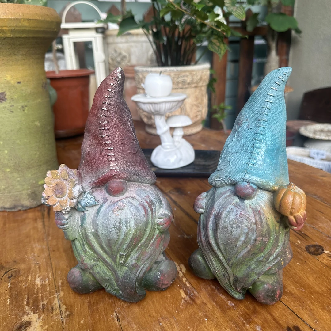 【南乔花园】手工水泥花园摆件 地精精灵摆件