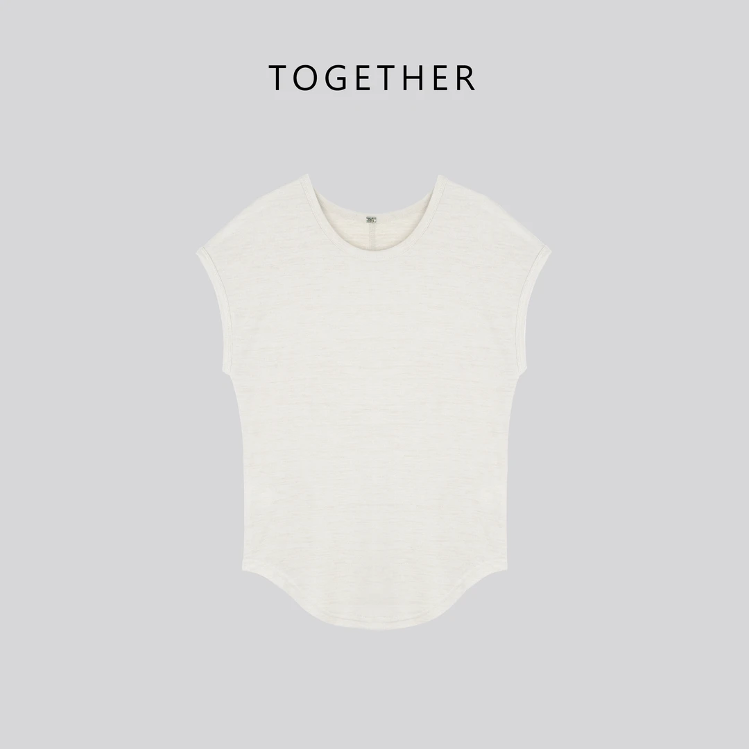 【Together】 · 清凉 ·  夏季圆领后中线百搭显瘦短袖T恤