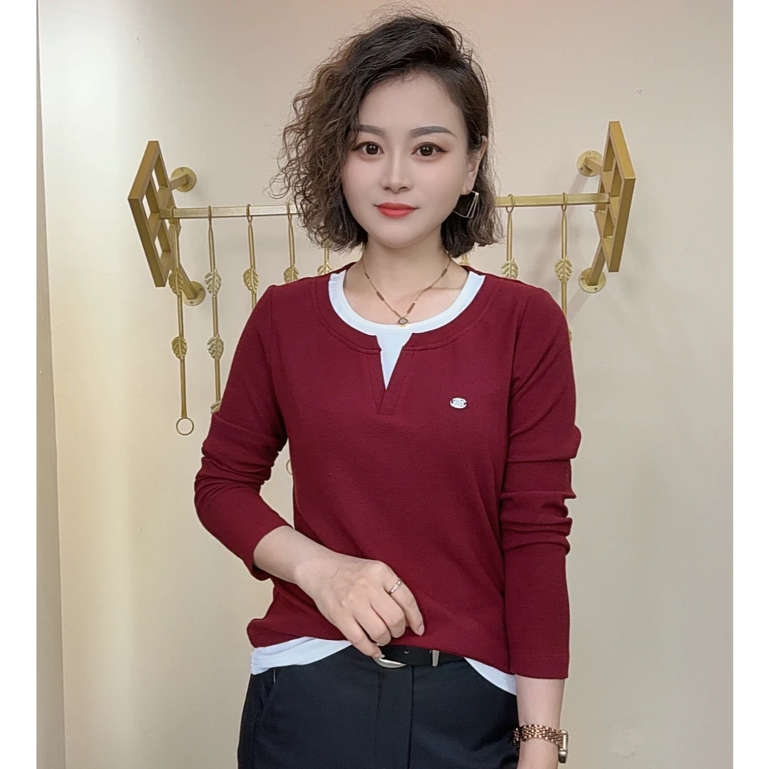 【太匆匆】F1060早秋现款设计感时尚百搭长袖显瘦上衣款女