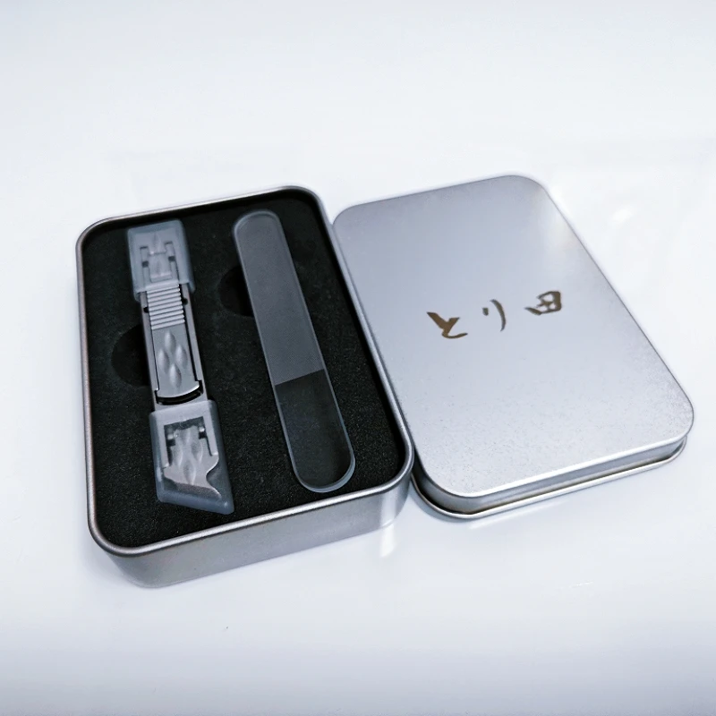 日本品质指甲剪套装家用美甲工具双头指甲剪纳米技术磨甲亮甲挫