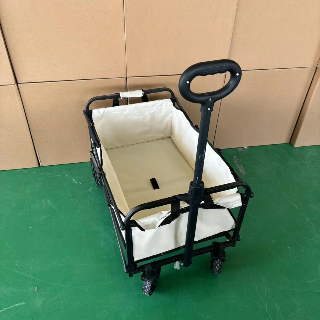 露营推车可折叠户外手推野餐车便携营地拖车拉杆小拉车野营车