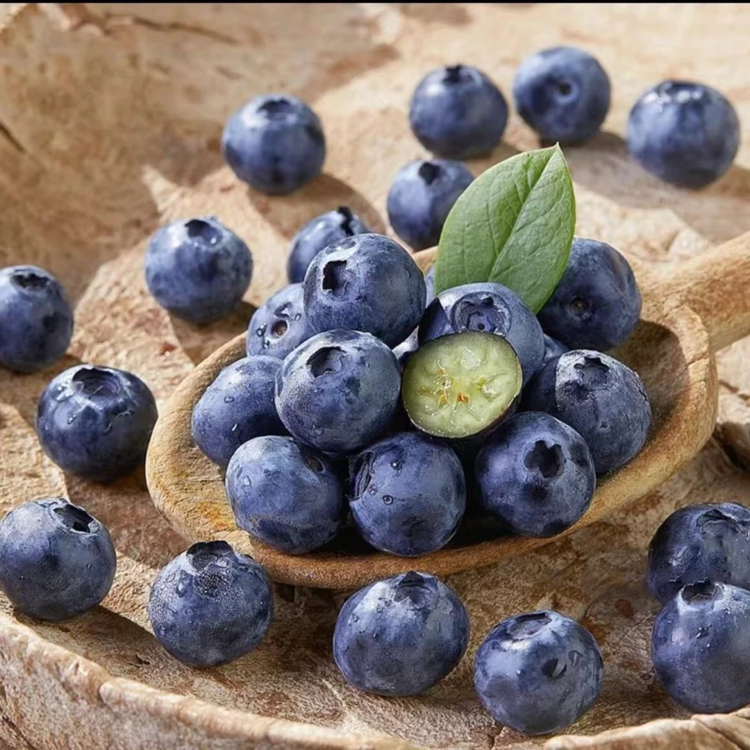 秘鲁进口超大蓝莓18mm+   单盒125g  4盒装500g