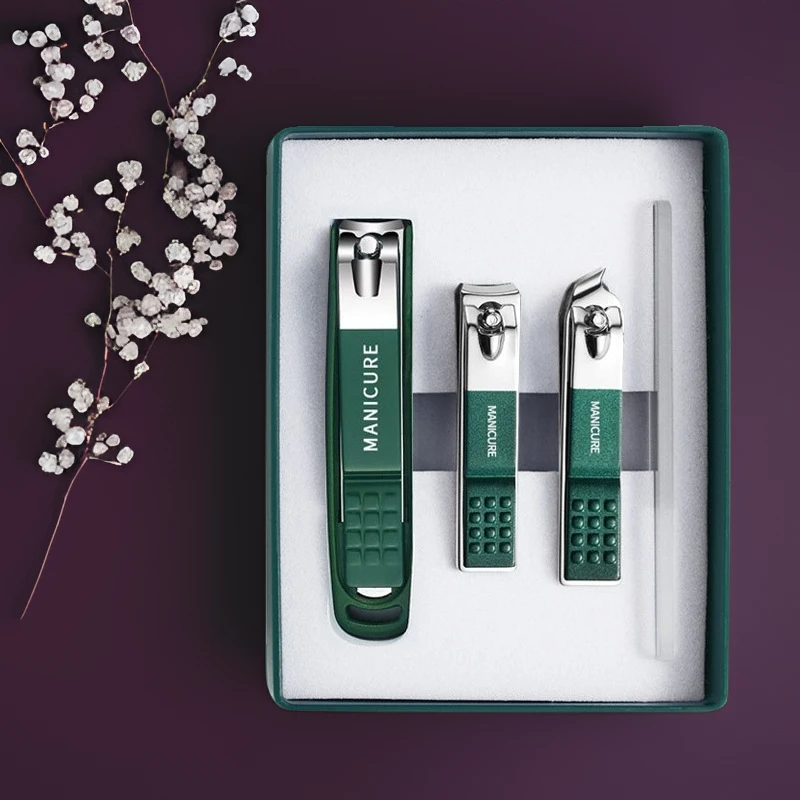 新品德国指甲刀套装家用指甲剪原装高档指甲钳四件套工具包便携装