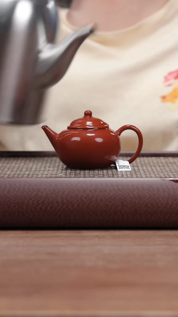 【闪购商品】紫砂茶壶朱泥水平140ccHH00125