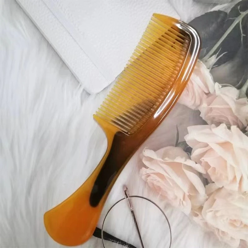 加厚加大家用宽齿密齿女士专用长发梳折不断耐用防静电牛筋梳子