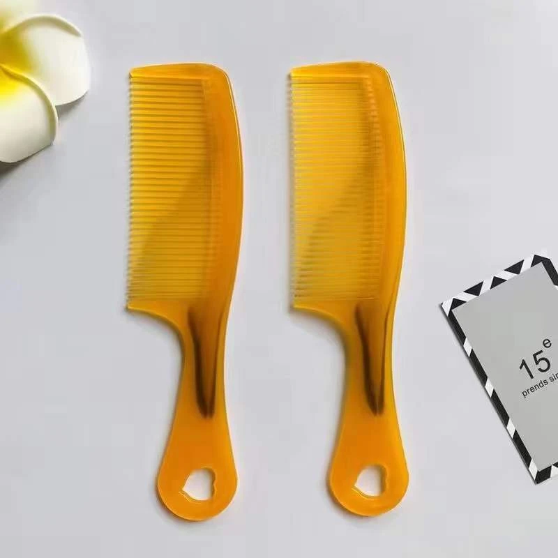 新款折不断熟料牛筋梳子女士男士理发店干湿两用防静电不掉齿家用