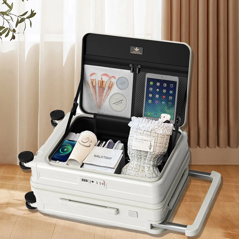 日本行之旅新款侧开盖行李箱大容量拉杆箱旅行箱登机皮箱20寸女男