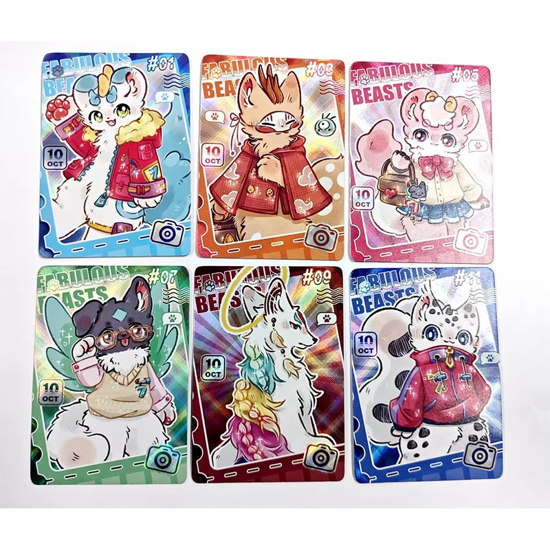 小谷【拆盒】有兽焉 七周年系列伪拍立得A款套潮玩盲盒代拆