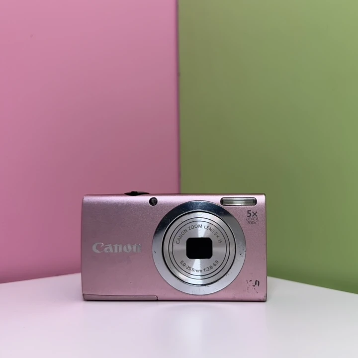 9新 Canon/佳能 A2400粉色1600万像素数码相机CCD拍照