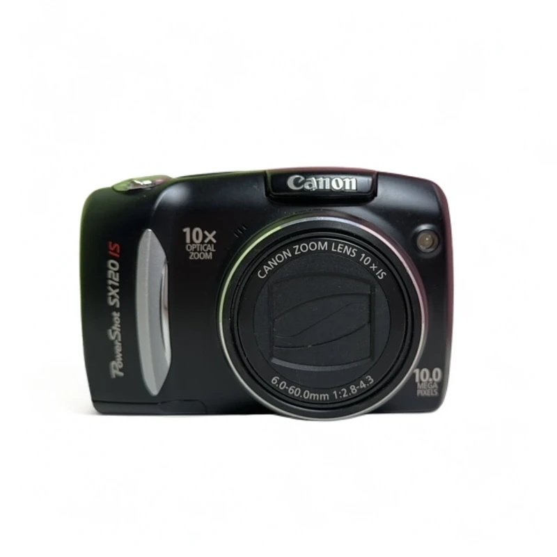 95新 Canon/佳能 SX120IS黑色小长焦摄月人像佳CCD拍照数码相机