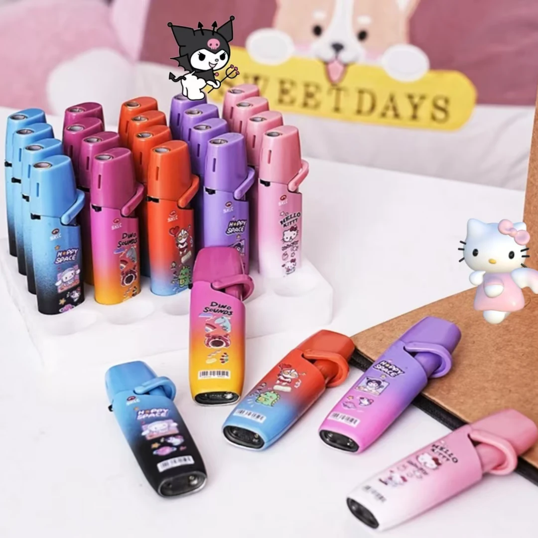 【网红新款】卡通摇杆火机直冲防风防爆ins创意风格打火机送男友