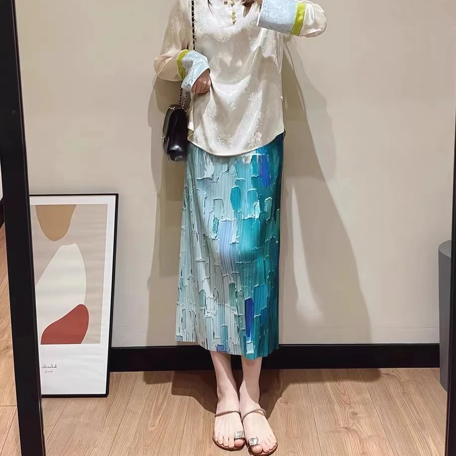 『朱小姐』“夏日清新”宅系清新凉爽半身裙 E719