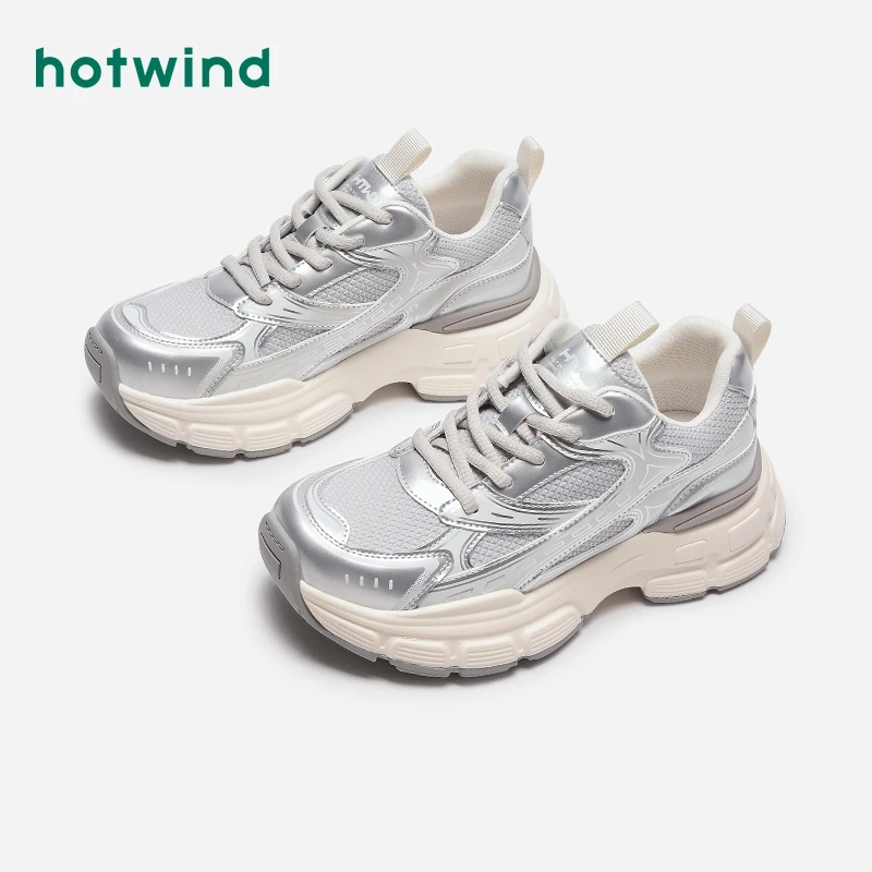 热风2024年秋季新款女士时尚休闲鞋H42W4329