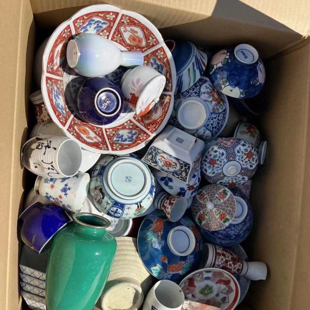拍这里茶具复古茶盏瓷蜜饰品装饰摆件026