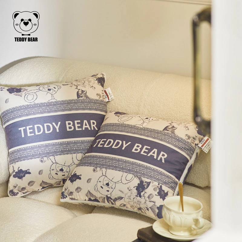TeddyBear/泰迪熊可拆洗沙发靠背垫多功能抱枕被子二合一加厚两用