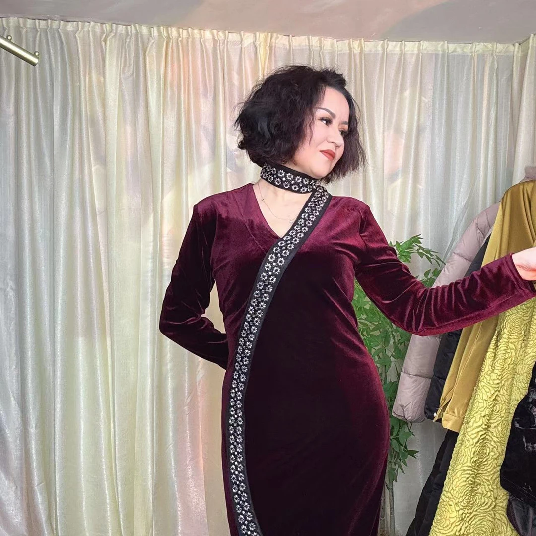 【玉热姆服饰】气质长裙120