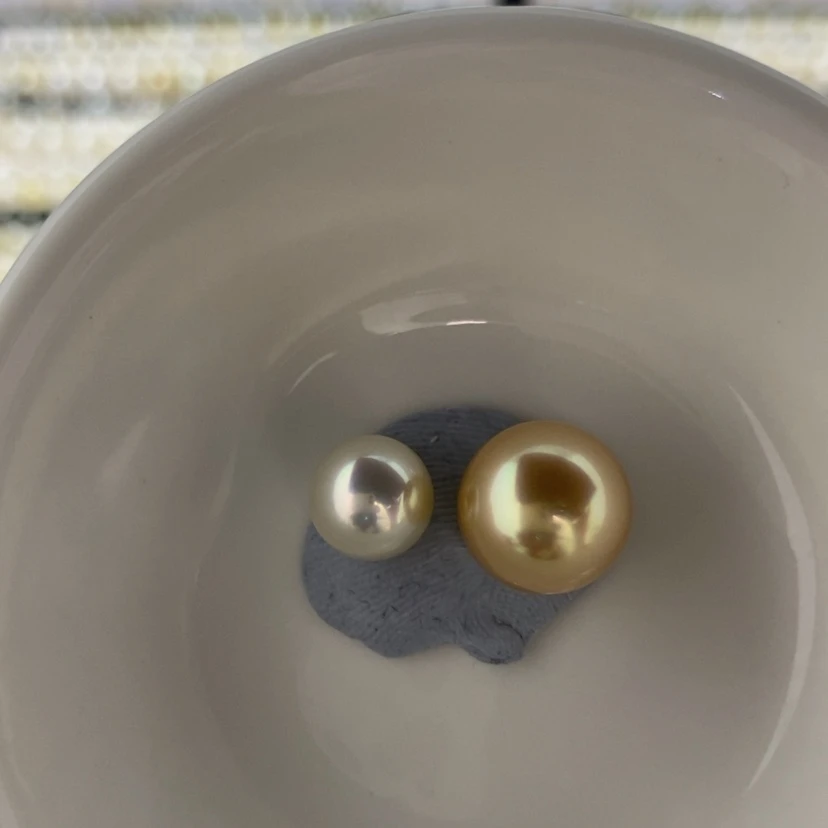 【闪购商品】海水珍珠白金未镶嵌李*一白金9-12.2mm莉