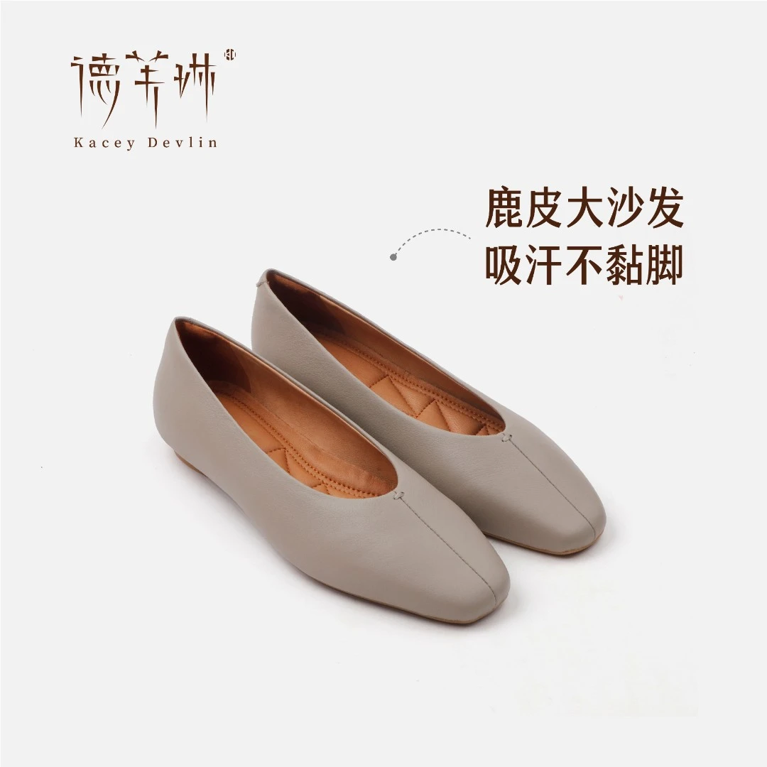 【橘专属】法式奶奶鞋2024爆款休闲百搭高端低跟小众跟鞋软底单鞋