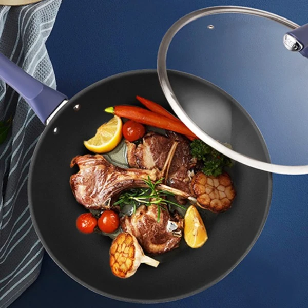 ASD/爱仕达烹饪TT炒菜家用魔法晶石耐磨通用厚底聚油平底不粘煎锅