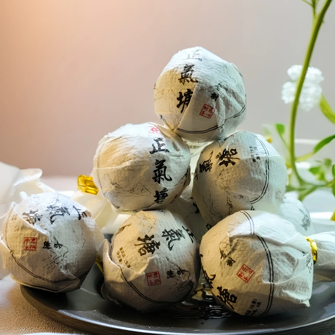 2023年小冰岛正气塘头春古树6克龙珠（10颗装）