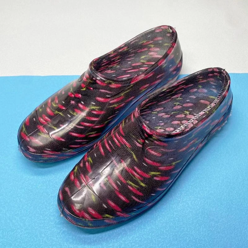 雨鞋女防水防滑平底水鞋胶鞋舒适春秋鞋时尚浅口低帮劳保耐磨雨靴