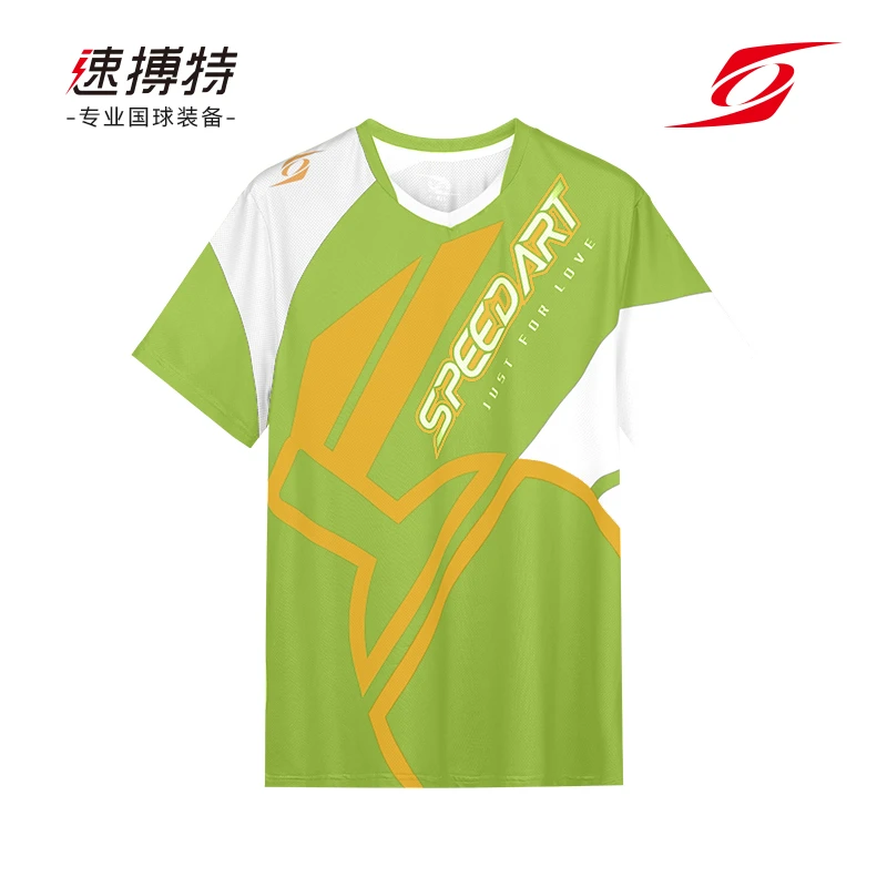 SPEEDART/速搏特2024新款4stm01时尚透气球装潮流印花乒乓球服