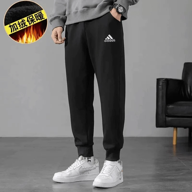 阿迪达斯正品长裤男裤2024新款休闲百搭卫裤加绒保暖运动裤IB2769
